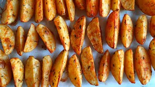 Baked Potato Wedges Recipe [upl. by Poppas]