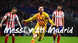 Messi destroying Atletico Madrid [upl. by Asyen]