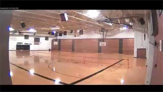 Tornado Destroying A School Gym In Seconds [upl. by Evangelist]