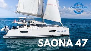 2018 Fountaine Pajot Saona 47 Walkthrough [upl. by Enaywd]