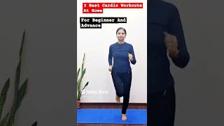 3 BEST CARDIO WORKOUT At Home  Weight Loss shorts cardioworkout weightloss burncalories [upl. by Elyc]