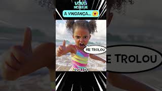 Meme da Trolagem na praia 🤣 shorts dublavovo [upl. by Etteyafal752]