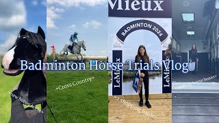 BADMINTON HORSE TRIALS 2024 VLOG 2 shopping haulscross country viewing horse boxes and more [upl. by Yasui389]