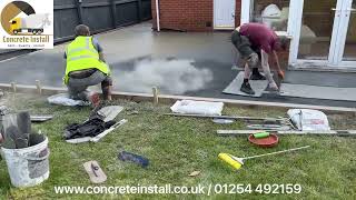 How to Imprinted Stamped concrete [upl. by Arraik]