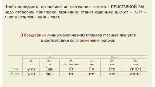 Спряжение и личные окончания глаголов [upl. by Danieu]