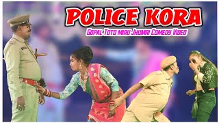 Police KoraToto Rundo Miru Jhumri Comedy VideoNew Santhali Comedy VideoHiralalCameraman [upl. by Tteraj]