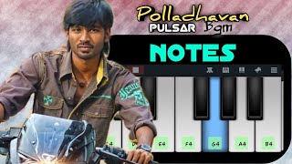 Polladhavan BikePulsar Bgm  Piano Version [upl. by Vyner108]