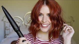 Beachy Waves Tutorial For Short Hair  GHD Creative Curl [upl. by Eesac837]