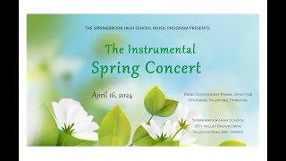 Springbrook High School Spring Concert 2024 [upl. by Nekial204]