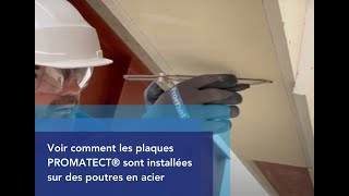 Vidéo dinstallation des plaques PROMATECT® sur les poutres [upl. by Asher]