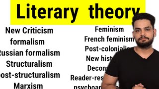 Literary Theory New Criticism Feminism Structuralism post Structuralism Marxism [upl. by Nosnorb]