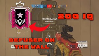 How to plant defuser on the wall in rainbow six siege… [upl. by Faustena839]