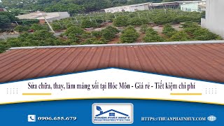 Sửa chữa thay làm máng xối tại Hóc Môn  Tiết kiệm 10 [upl. by Henrion]