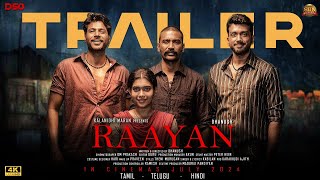 RAAYAN  Official Trailer D50  Dhanush  SJ Suryah Ar Rahman Sun Pictures d50 dhanush [upl. by Adim]