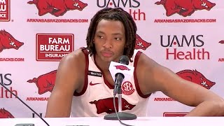 Chandler Lawson postgame  Kentucky 63 Arkansas 57 [upl. by Anotyal]