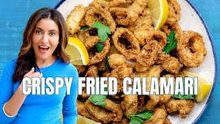 How to Make Crispy Fried Calamari Better Than Restaurants [upl. by Bunce]