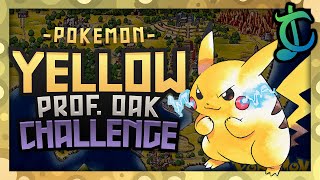 How QUICKLY Can You Complete Professor Oaks Challenge in Pokemon Yellow  ChaoticMeatball [upl. by Schwejda159]