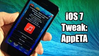 iOS 7 Jailbreak Tweak  AppETA [upl. by Alaekim]