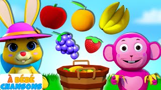 La chanson des fruits  Apprendre les fruits  Comptines  Chanson pour enfants  À Bébé Chansons [upl. by Stargell848]