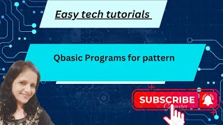 qbasic qbasic program qbasic pattern easy to understand [upl. by Abby]