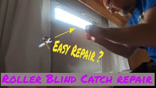 Motorhome Blind Catch Repair Dometic Remis Seitz DIY fix [upl. by Aba]