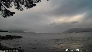 Vigrafjord 20241025 Full Day WeatherCam Timelapse  Vigra Giske Ålesund Norway [upl. by Dupin270]