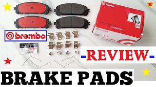 BREMBO CERAMIC BRAKE PADS REVIEW [upl. by Custer]