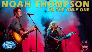 Noah Thompson Duet with Melissa Etheridge Im The Only One During American Idol 2022 Finale [upl. by Alletneuq]