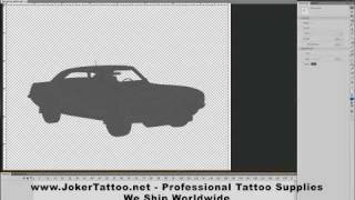 Create a Tattoo Stencil from a Photo using Photoshop [upl. by Brott367]