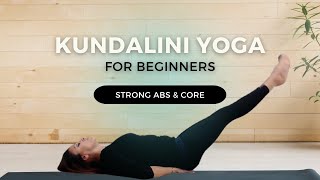 Morning Kundalini Yoga for Beginners Strong Abs amp Core Workout [upl. by Zelle]