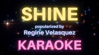 SHINE Full HD KaraokeMinus One ORIGINAL LYRICS [upl. by Sito]