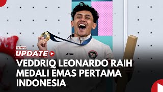 Olimpiade Paris 2024 Atlet Panjat Tebing Veddriq Leonardo Raih Medali Emas Pertama Indonesia [upl. by Soloman]