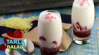 Falooda  Mumbai Roadside Recipe  by Tarla Dalal [upl. by Thurston]