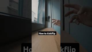 How to kickflip on a fingerboard fingerboarding youtubecreatorcommunity tutorial techdeck [upl. by Haag]