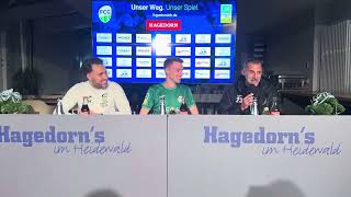 Pressekonferenz nach dem RegionalligaSpiel FC Gütersloh  SC Wiedenbrück [upl. by Norwood]