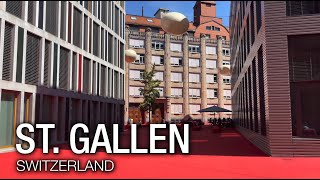 St GALLEN 🇨🇭 Switzerland【4K】Walking Tour [upl. by Colson]