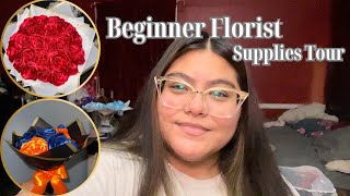 Beginner Florist Supplies Tour [upl. by Augustina]