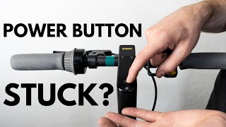 How to Fix a Stuck Power Button on the Ninebot Max G30  Easy Repair [upl. by Mechling]