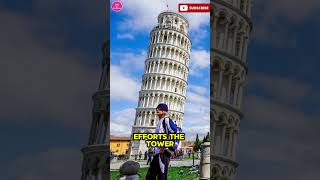 Can the Leaning Tower of Pisa Fall Over 🏛️🔍 shorts Landmarkfacts historyshorts [upl. by Yellat]