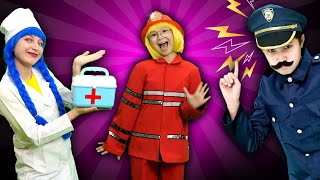 Fireman Doctor Policeman Song  Nursery Rhymes amp Kids Songs  Hahatoons Songs [upl. by Sunil861]