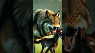 Huntar wolf vs harch savedbaby shortsvideo [upl. by Tristan633]