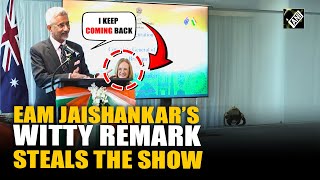 From Diplomacy to Laughter EAM S Jaishankars witty remark steals the show in Brisbane Australia [upl. by Anet]