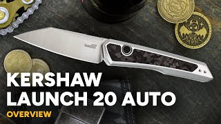 Kershaw Launch 20  MagnaCut Automatic Knife Overview [upl. by Olvan720]