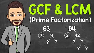 How to Find the GCF and LCM using Prime Factorization  Math with Mr J [upl. by Goodden960]