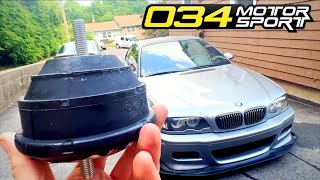 034 Motorsport High Density Motor mounts e46 M3 Review [upl. by Aushoj459]