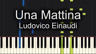 Una Mattina Intouchables Piano Tutorial Synthesia easy [upl. by Howlond]