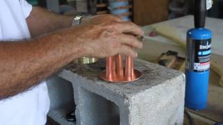 Dephlegmator fabrication video 2 for making Copper Moonshine Stills [upl. by Wiebmer]