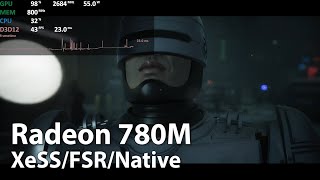 Radeon 780M goes Unreal Engine 5  RoboCop Rogue City on AMD Ryzen 7 7840HS Test [upl. by Acimot15]