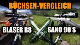 BüchsenVergleich Blaser R8 VS Sako Peak 90 S Carbon [upl. by Luanni]