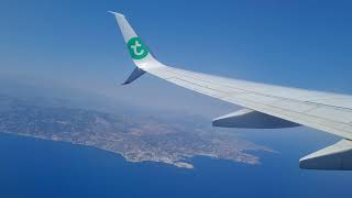 Departure Heraklion Transavia B737800 [upl. by Ecnarrat]